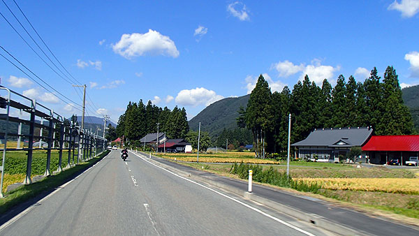 国道３４２号線の景色